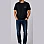 BOSS Tipped-Collar T-Shirt – Black