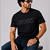 BOSS Outlined Logo T-Shirt – Black
