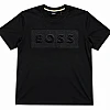 BOSS 3D Panel Logo T-Shirt – Black