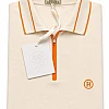 Hermès Half-Zip Polo – Off-White