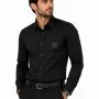 Loro Piana قميص كم طويل – أسود