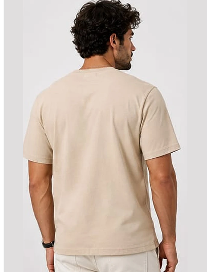 ZARA Oversized Plain T-Shirt – Beige