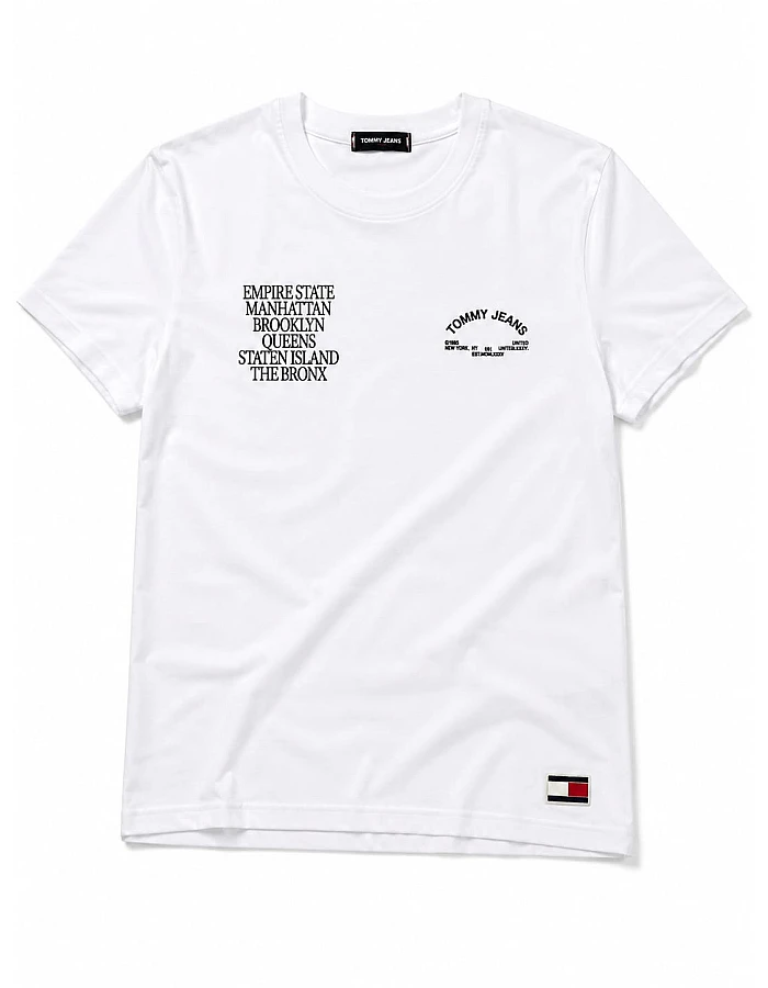 Tommy Jeans New York Print T-Shirt – White