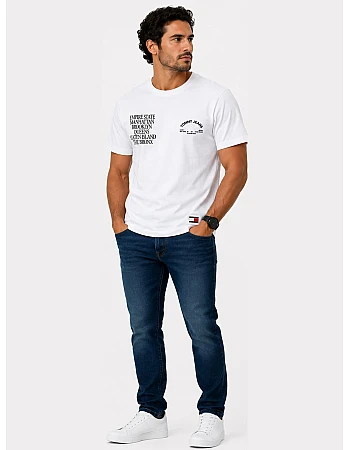 Tommy Jeans New York Print T-Shirt – White