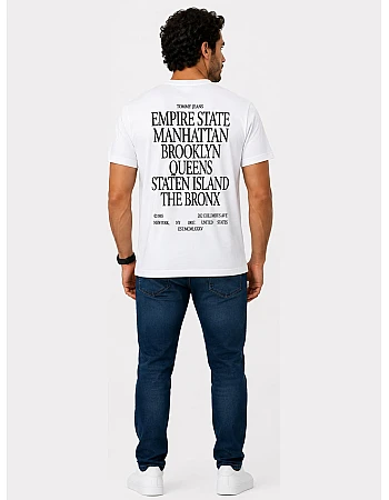 Tommy Jeans New York Print T-Shirt – White