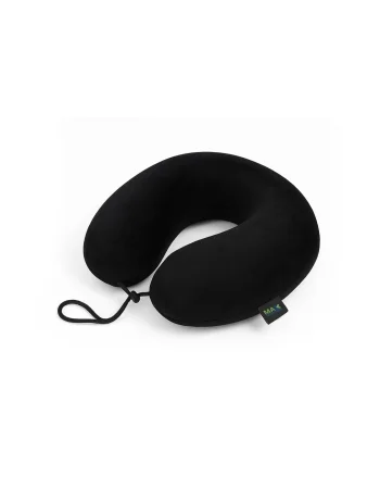 Max Comfort Memory Foam Travel Neck Pillow, Black