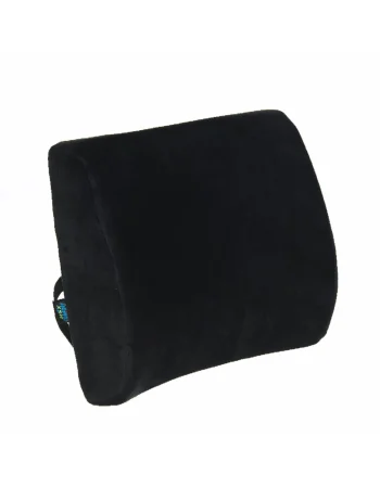 Max Comfort Memory Foam Backrest for Car and Chair, Black