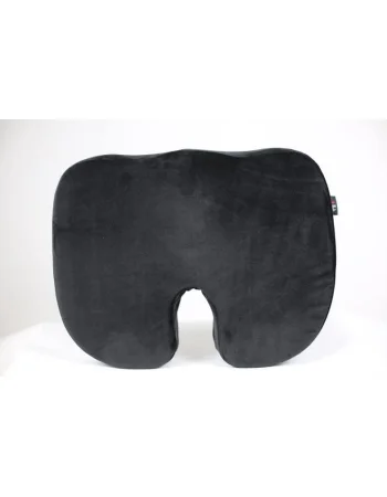 Max Comfort Round Foam Seat Cushion 46 x 36 cm, Black
