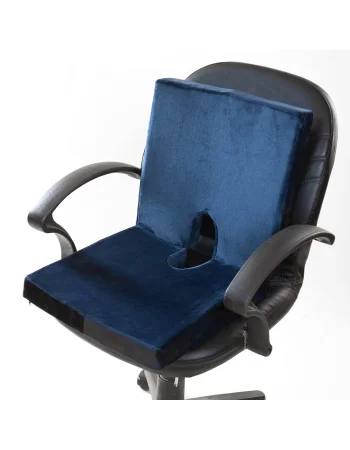 Max Comfort Square Foam Seat Cushion 43 x 43 cm, Blue