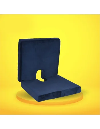 Max Comfort Square Foam Seat Cushion 43 x 43 cm, Blue