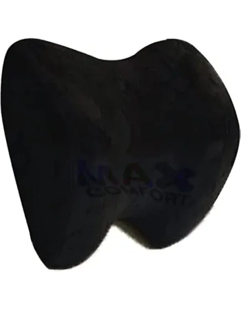 Max Comfort Memory Foam Car Headrest Pillow 27 x 12 cm, Black