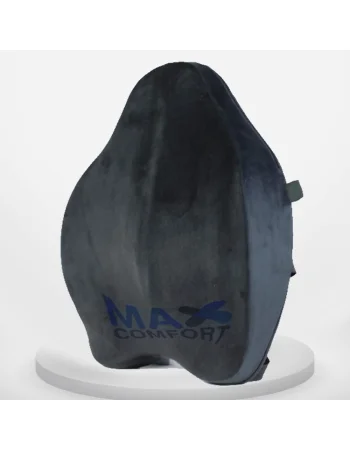 Max Comfort Large Foam Backrest 55 x 46 cm, Black