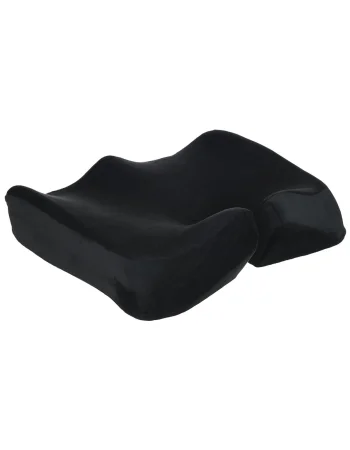 Max Comfort Memory Foam Seat Cushion, Butterfly Shape, Black