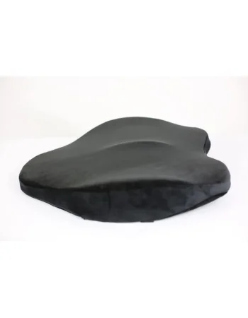 Max Comfort Large Backrest 55 x 46 cm, Velour Cover, Black