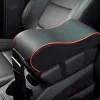 مسند ذراع للسيارة ماكس كومفورت مع حامل موبايل، أسود