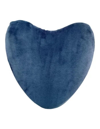 Max Comfort Heart-Shaped Knee Pillow for Side Sleepers, Navy