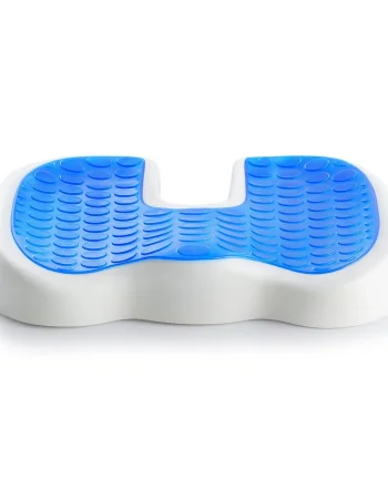 Max Comfort U-Shaped Gel Memory Foam Seat Cushion, Navy