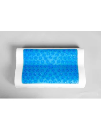 Max Comfort Contour Gel Memory Foam Pillow 60 x 35 cm, Navy