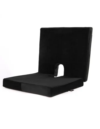 Max Comfort Square Foam Seat Cushion 43 x 43 cm, Black