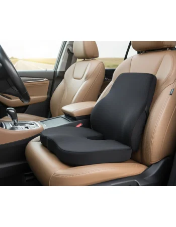 Max Comfort Foam Backrest and Seat Cushion Set, Medium