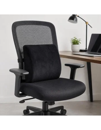 Max Comfort Curved Lumbar Support with Adjustable Strap