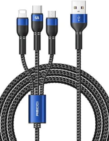 Recci Starlight 3-in-1 Cable RTC-T12 66W