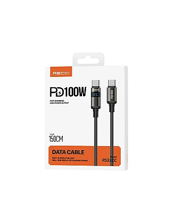Recci 100W Type-C to Type-C Cable RS32CC