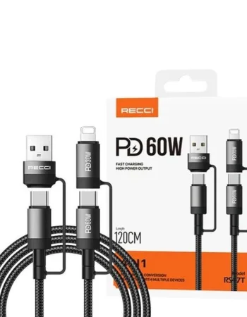 Recci 4-in-1 Cable RS47T 60W