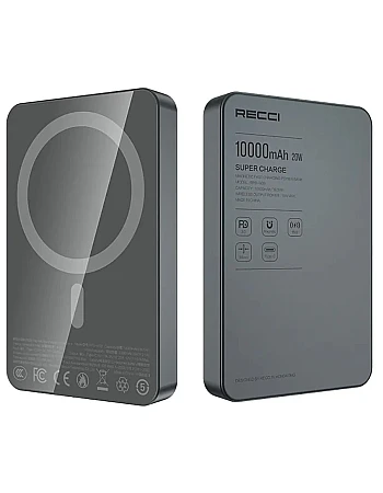 Recci Ultra-Slim Power Bank RPB-W36 10000mAh