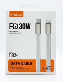 Recci 30W Type-C to Lightning Cable RS55CL