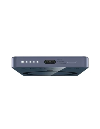 Recci Ultra-Slim Magnetic Power Bank RPB-W35A 5000mAh Gray