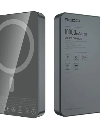Recci Ultra-Slim Magnetic Power Bank RPB-W36A 10000mAh