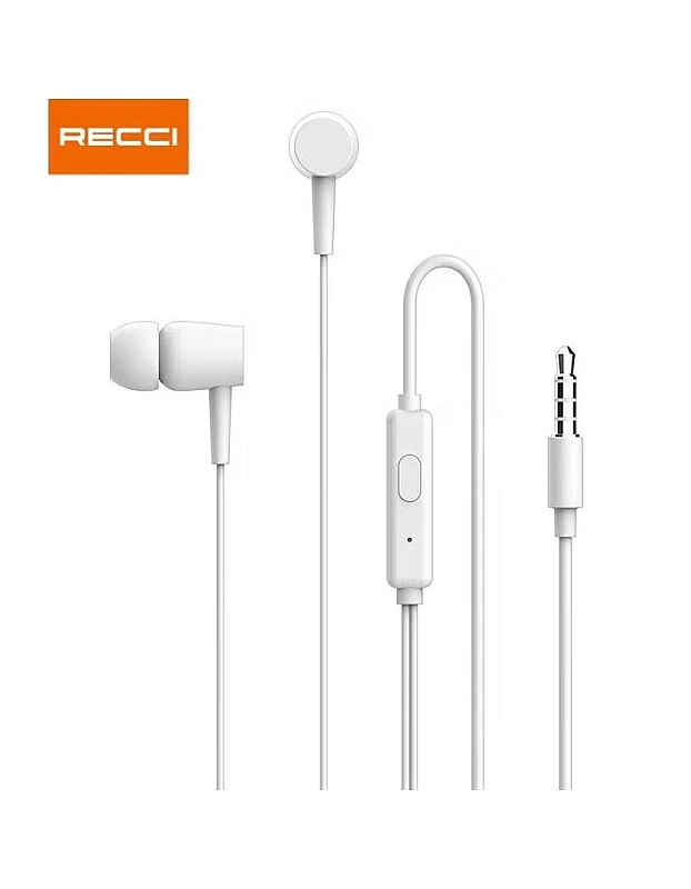 Recci Wired Earphone REP-L06 (3.5mm)