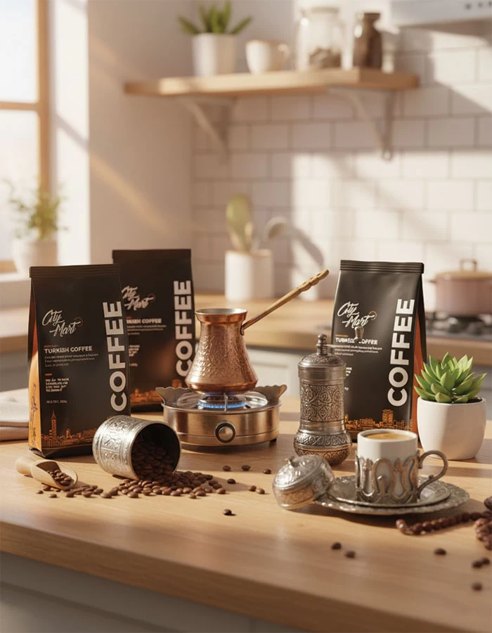 City Mart Turkish Coffee Dark blended  250g