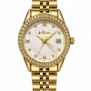 Buren Crystal Bezel Women's Watch with Date 20016L
