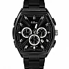 Buren All Black Barrel Case Chronograph Watch 70031M